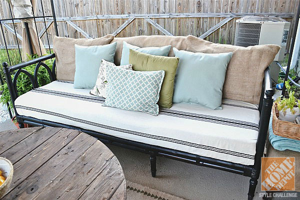 lizmarie sofa after 14 Comfy Seating Areas For Outdoors