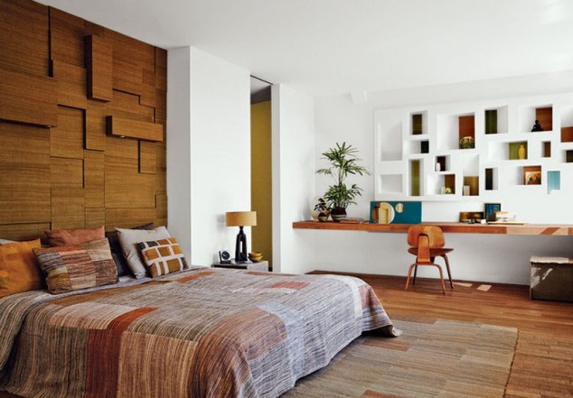 17 Well Designed Bedroom Headboard Walls testiera dwel 634x441 17 Well Designed Bedroom Headboard Walls