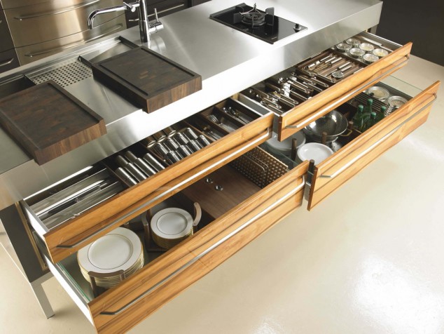 17 Creative Ideas That Can Help You to Save Some Space in Your Kitchen 2 4 Apple Ash Veneer w 634x476 17 Creative Ideas That Can Help You to Save Some Space in Your Kitchen