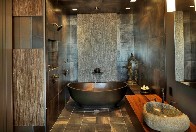 baie stil asiatic 634x427 17 Asian Bathroom Designs To Give You A Relaxing Experience