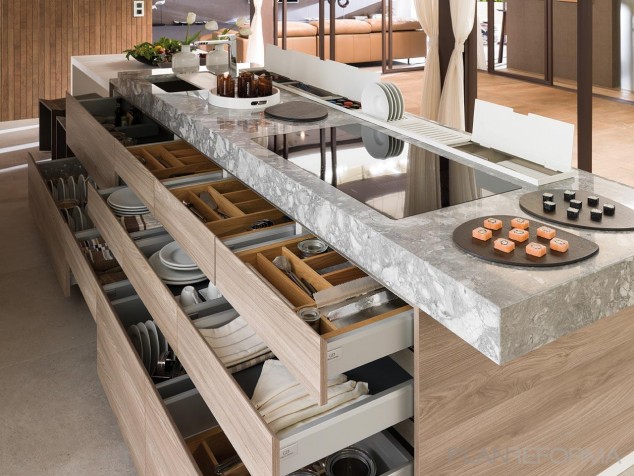 17 Creative Ideas That Can Help You to Save Some Space in Your Kitchen cocina contemporaneo pr 634x476 17 Creative Ideas That Can Help You to Save Some Space in Your Kitchen