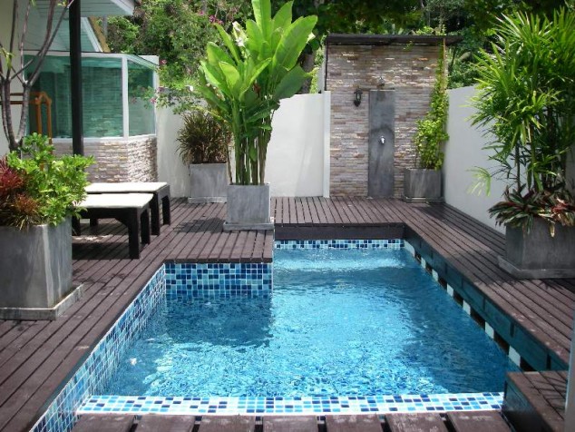 private pool refreshing 634x476 10+ Ideas For Wonderful Mini Swimming Pools In Your Back Yard
