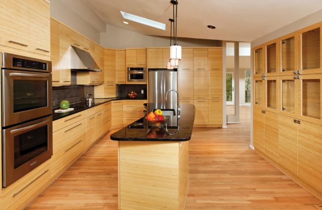 page6 1024x669 634x414 13 Bamboo Kitchen Cabinets For Unique And Stylish Kitchen
