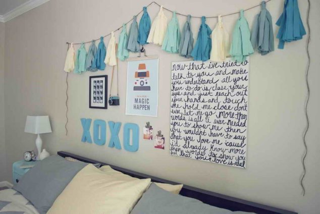 1 25 teenage girls room decoration 634x424 15 Super Easy DIY Decorations For Teenage Girl Dorm Room