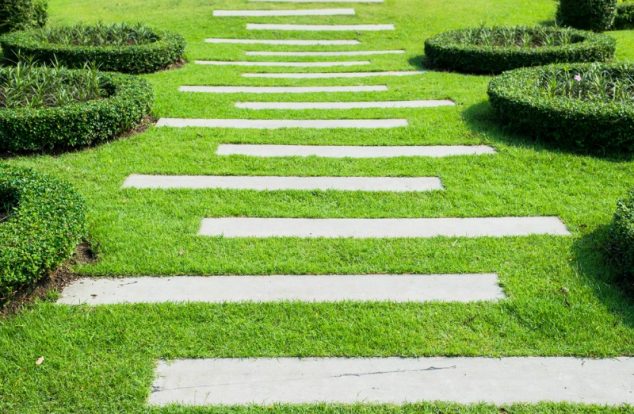 12 Inspiring Garden Stepping Pathways For Better Look 11 garden paths 634x414 12 Inspiring Garden Stepping Pathways For Better Look