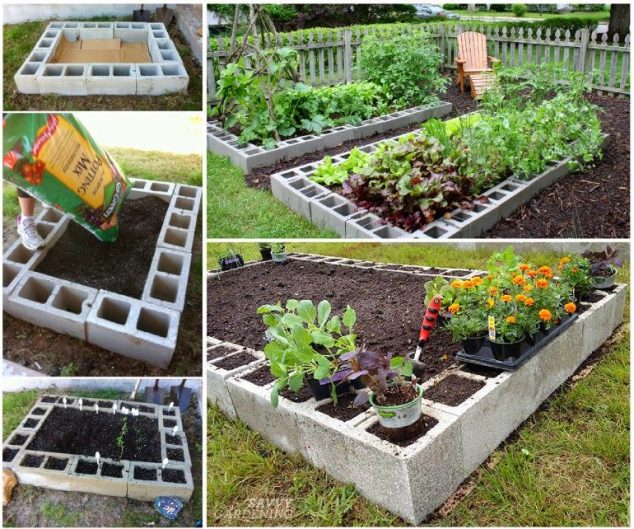 154073 Diy Raised Garden Bed 634x529 19 Ways How To Build Raised Bed Garden