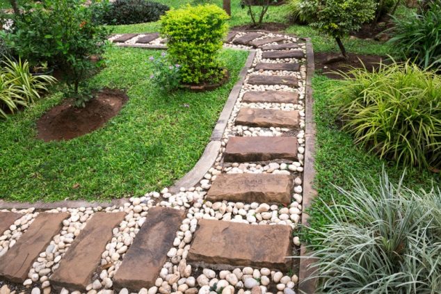 12 Inspiring Garden Stepping Pathways For Better Look 17 garden paths 634x423 12 Inspiring Garden Stepping Pathways For Better Look