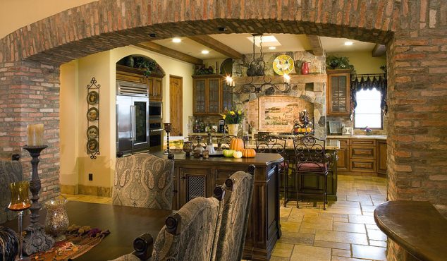 1c10f3 b25aeaf5d9f242ba92ba394a28517784 634x370 12 Large Stone Archway For Elegant Kitchen Design