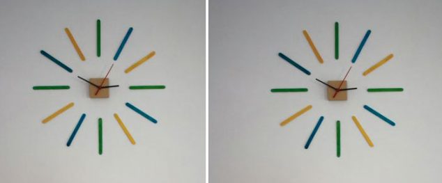 12 Impressive DIY Wall Clock To Look What Time Is It 30 diy clock 1 634x263 12 Impressive DIY Wall Clock To Look What Time Is It