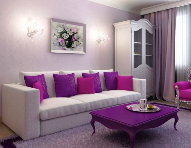 12 Outstanding White And Purple Living Room For Lovely House 411 634x492 12 Outstanding White And Purple Living Room For Lovely House