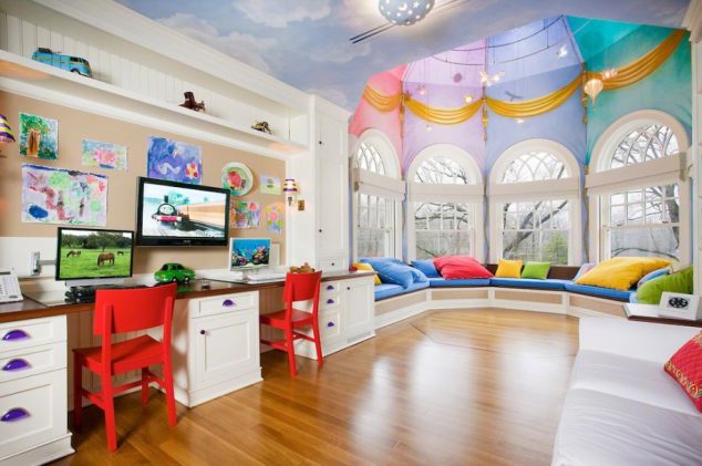 Colorful Kids Playroom Furniture 634x421 15 Kids Playroom Fantastic Ideas