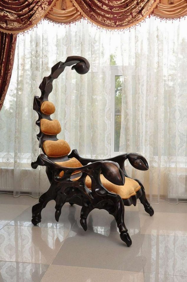 Cool Armchair in Shape of Scorpion 634x954 15 Fancy Armchairs For Your Fancy Room