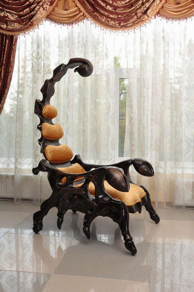 15 Fancy Armchairs For Your Fancy Room Cool Armchair in Shape of Scorpion 634x954 15 Fancy Armchairs For Your Fancy Room