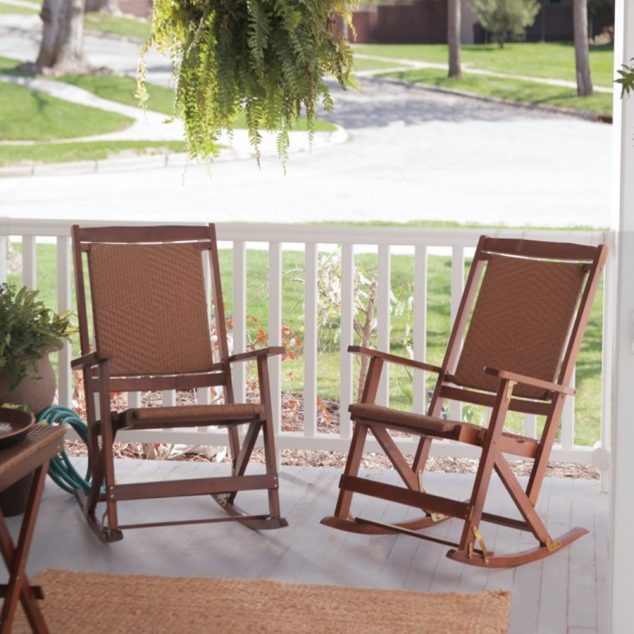 15 Outdoor Rocking Chairs For Front Porch Front Porch Rocking Chairs Designs 634x634 15 Outdoor Rocking Chairs For Front Porch