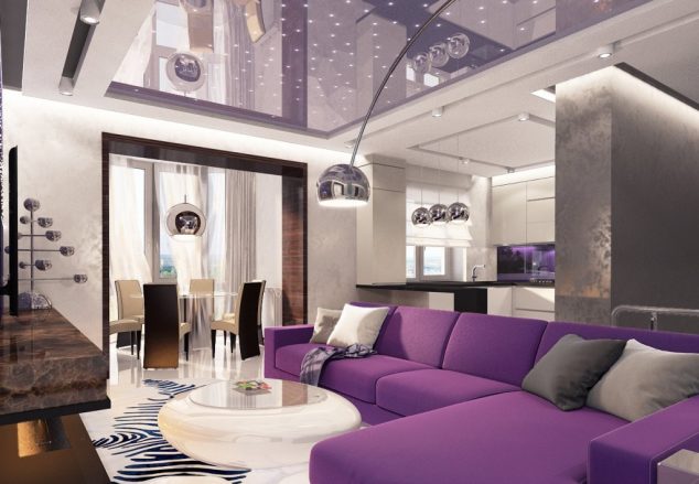 12 Outstanding White And Purple Living Room For Lovely House Interior room in lilac shades 2 1024x709 634x439 12 Outstanding White And Purple Living Room For Lovely House