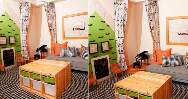 15 Kids Playroom Fantastic Ideas Kids playroom table with storage under top 634x334 15 Kids Playroom Fantastic Ideas