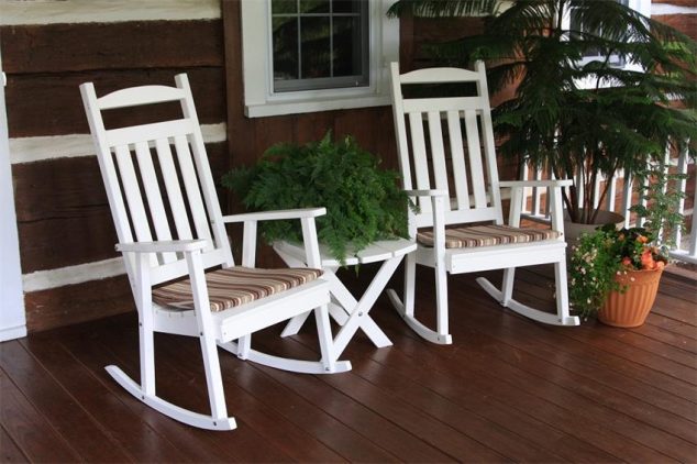 Polywood Outdoor Furniture Rocking Chair 634x422 15 Outdoor Rocking Chairs For Front Porch