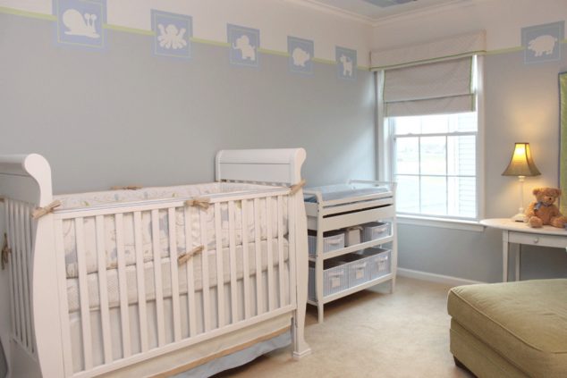 12 Nice Baby Nursery Room Ideas Just For Your Babies Pretty mini crib bedding sets in Nursery Contemporary with Bedroom Set Up Ideas next to Boys Room Paint Ideas alongside Gender Neutral Nursery Ideas andBaby Room 634x423 12 Nice Baby Nursery Room Ideas Just For Your Babies