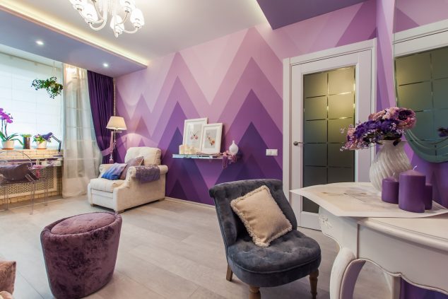 12 Outstanding White And Purple Living Room For Lovely House Purple Living Room 010 634x423 12 Outstanding White And Purple Living Room For Lovely House