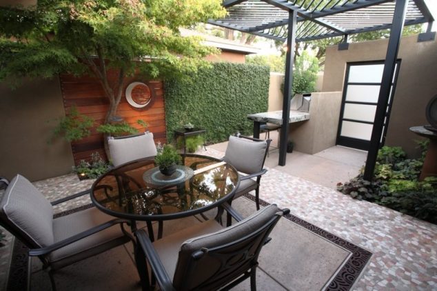 asian patio with stucco i g IS1j36uy0kwrjx1000000000 jewK5 634x422 15 Asian Patio Ideas For Gorgeous Backyard