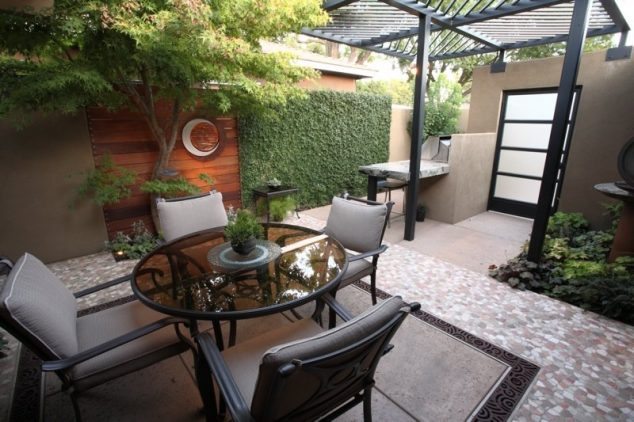 15 Asian Patio Ideas For Gorgeous Backyard asian patio with stucco i g IS1j36uy0kwrjx1000000000 jewK5 634x422 15 Asian Patio Ideas For Gorgeous Backyard