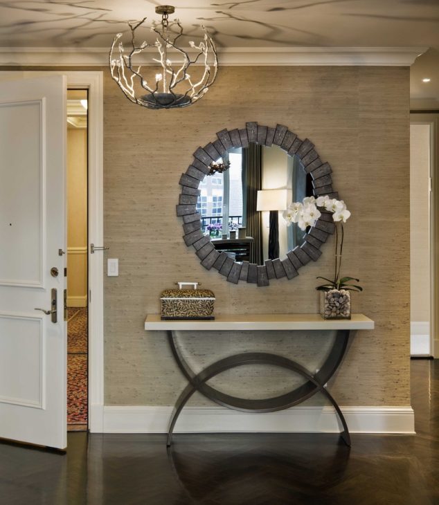 12 Smart Ideas How To Create An Inviting Entryway Room entryway ideas Transitional Entry Decorating ideas New York 634x730 12 Smart Ideas How To Create An Inviting Entryway Room