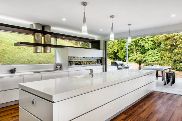 12 Brilliant Open Kitchen Connected With A Terrace For This Season fPdecor Designer Kitchen in Samford 03 634x423 12 Brilliant Open Kitchen Connected With A Terrace For This Season