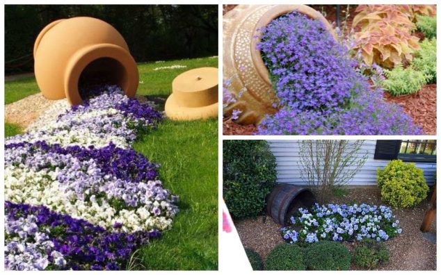 15 DIY Creative Flower Pots For A Dream Garden flowerspillCollage 634x396 15 DIY Creative Flower Pots For A Dream Garden