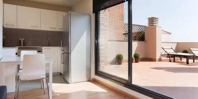 12 Brilliant Open Kitchen Connected With A Terrace For This Season g a ell 5 1 kitchen terrace black and white home.jpg.711x355 default 634x317 12 Brilliant Open Kitchen Connected With A Terrace For This Season