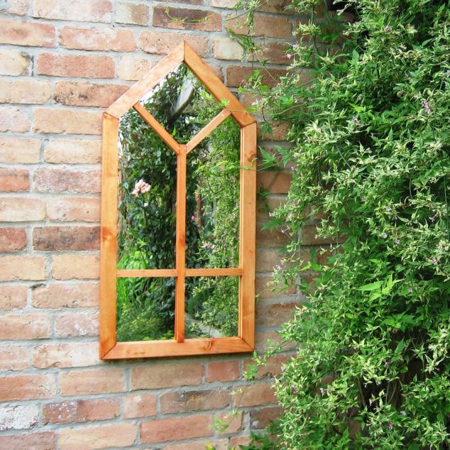 gothic illusion large window garden mirror p415 624 zoom 634x634 14 Simple But Attractive Garden Doors And Garden Mirrors