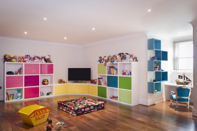 kids play room storage kids playroom designs ideas on kids room 634x422 15 Kids Playroom Fantastic Ideas