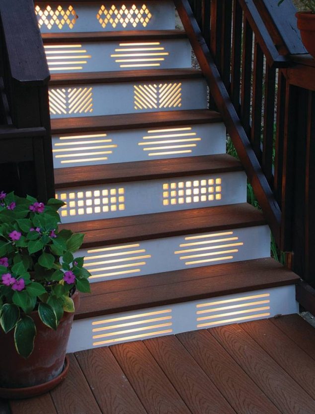  12 Outdoor Romantic Step Lighting Ideas For Bringing Light In Your Garden