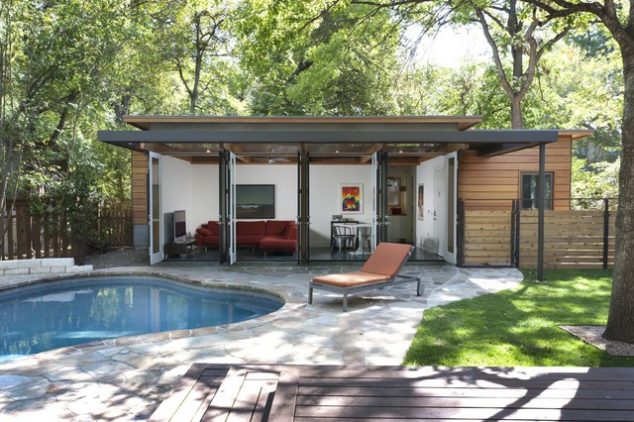 15 Cool Pool House With A Bar That You Will Adore It modern pool 634x422 15 Cool Pool House With A Bar That You Will Adore It