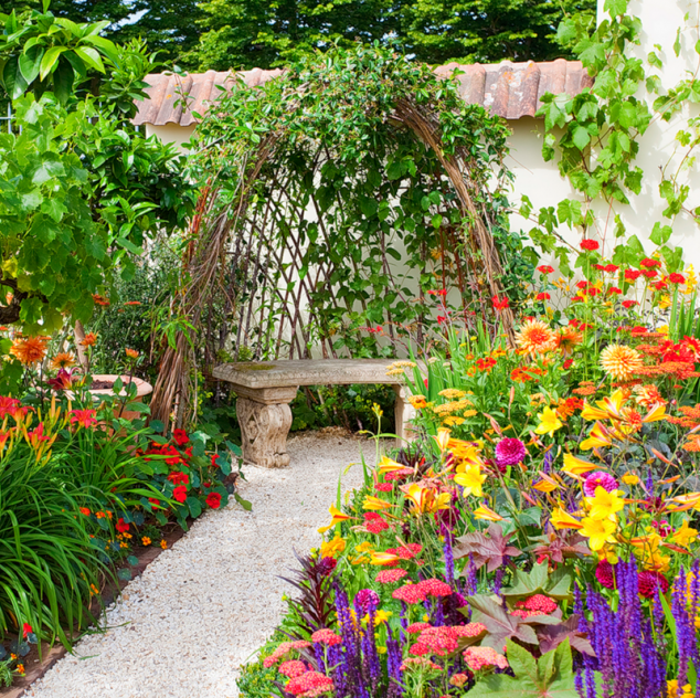 original 634x632 15 Flower Pathway For Lively Garden That You Must See Today