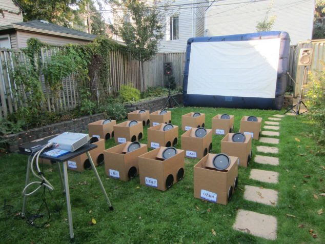 12 Open Air Cinema Ideas For Romantic Summer Evening outdoor bar ideas diy pool amp bar combo perfect for summer fun found on backyard patio ideas 4 diy outdoor home theatre found 634x476 12 Open Air Cinema Ideas For Romantic Summer Evening
