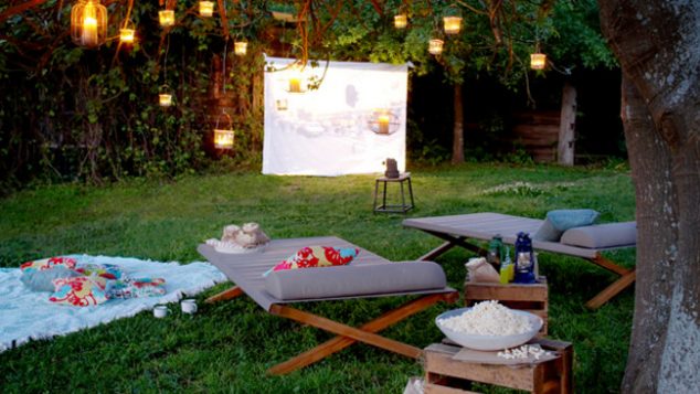 outdoor cinema 1 634x357 12 Open Air Cinema Ideas For Romantic Summer Evening