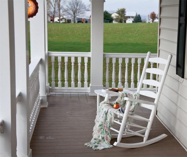 15 Outdoor Rocking Chairs For Front Porch pid 8565 Amish Patio Ash Wood Ladder Back Porch Rocker Amish Handcrafted Porch Rocker 30 634x532 15 Outdoor Rocking Chairs For Front Porch