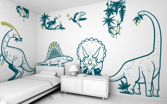 15 Kids Wall Stickers For Your Little Treasures stickers enfants kits thematiques geants jurassique 634x396 15 Kids Wall Stickers For Your Little Treasures