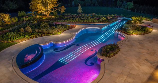 12 DIY Musical Garden That Will Cure Your Pain 1405434860000 violin pool 634x333 12 DIY Musical Garden That Will Cure Your Pain