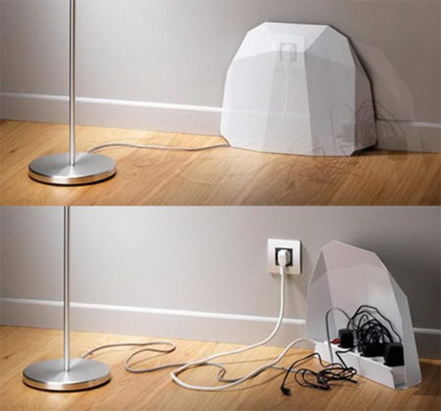 2015052909161402 resize 634x591 12 Ways How to Hide Electrical Cords And To Create Cable Wall Art At Home