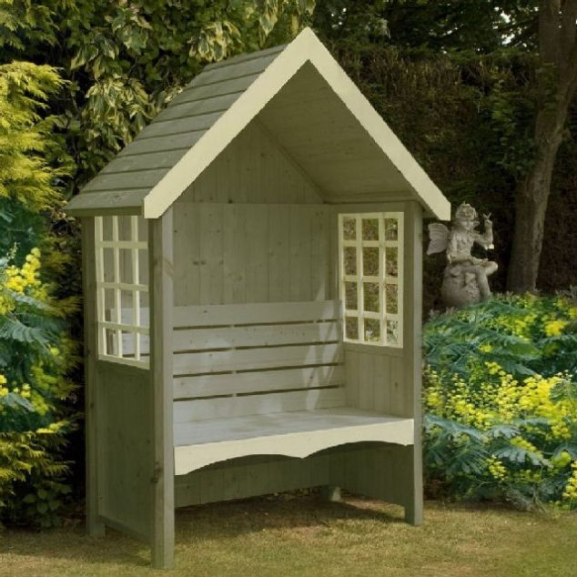 12 Wooden Garden Arbours For Completely Enjoyment During The Summer 2836 634x634 12 Wooden Garden Arbours For Completely Enjoyment During The Summer