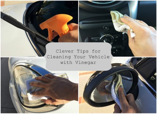 Clever Tips for Cleaning Your Vehicle with Vinegar 634x463 10 Easy Car Cleaning Tips That You Need To Know