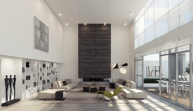  13 High Ceiling Living Room That Will Make The Room Bigger