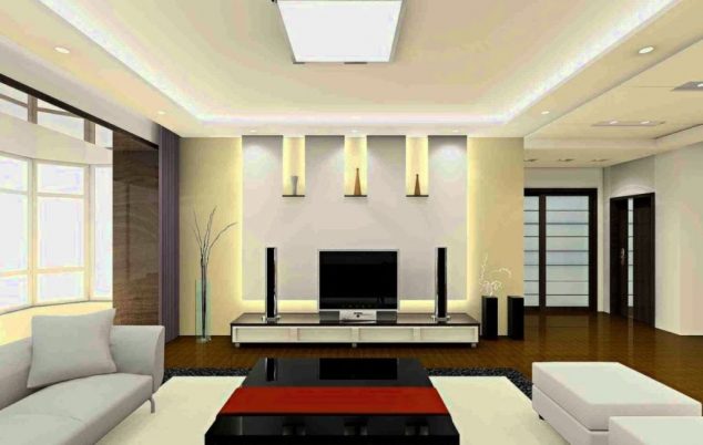 15 Marvelous False Interior Ceiling That Contemporary People Needs Gallery Fall Ceiling Designs For Living Room Ceiling Designs 2016 634x402 15 Marvelous False Interior Ceiling That Contemporary People Needs