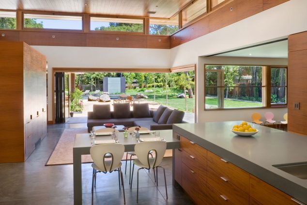 13 Trendy Open Concept Kitchen, Dining Room And Living Room Green Wheeler Residence by William Duff Architects 8 634x423 13 Trendy Open Concept Kitchen, Dining Room And Living Room