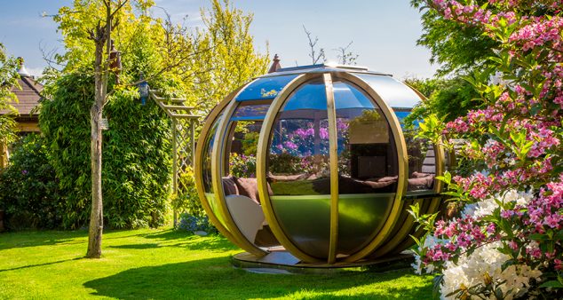 15 Exquisite Ornate Garden Pod With Special Charm Ornategarden summerhouse pod 10 634x338 15 Exquisite Ornate Garden Pod With Special Charm