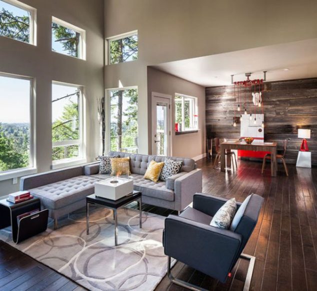 13 High Ceiling Living Room That Will Make The Room Bigger Razbijte zidove velikim prozorima 634x581 13 High Ceiling Living Room That Will Make The Room Bigger