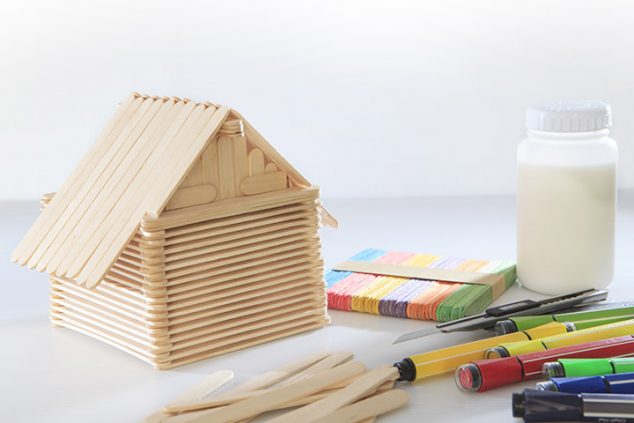 12 DIY Crafts With Recycled Ice Cream Sticks For Keeping Kids Busy ce Cream Stick Crafts For Kids 634x423 12 DIY Crafts With Recycled Ice Cream Sticks For Keeping Kids Busy