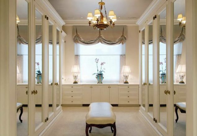 closet espelhado 634x439 12 Glamorous Dressing Room Closet Ideas For The Ladies