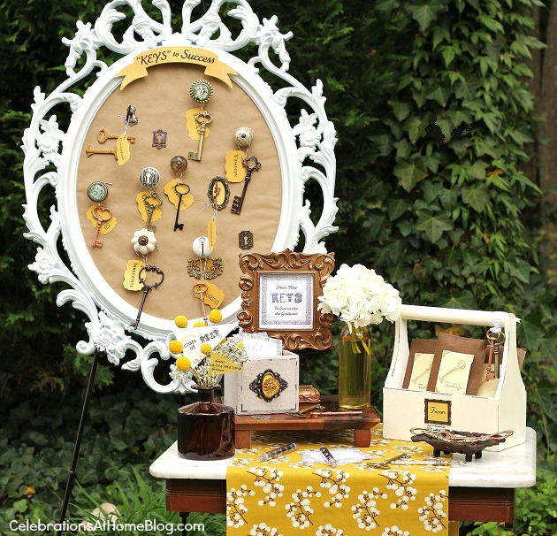 keepsakes table 14 DIY Happy Project With Recycled Keys Art For Fancy People